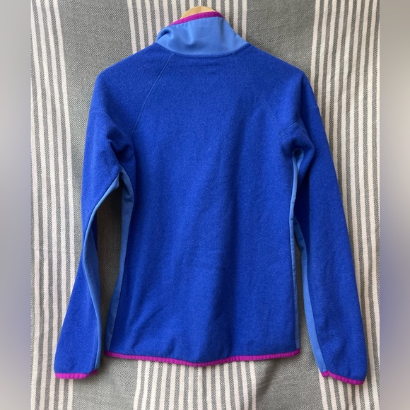 Columbia Women’s Omni-Wick Half Zip Fleece Blue and Pink Pullover Size Small - Picture 4 of 4